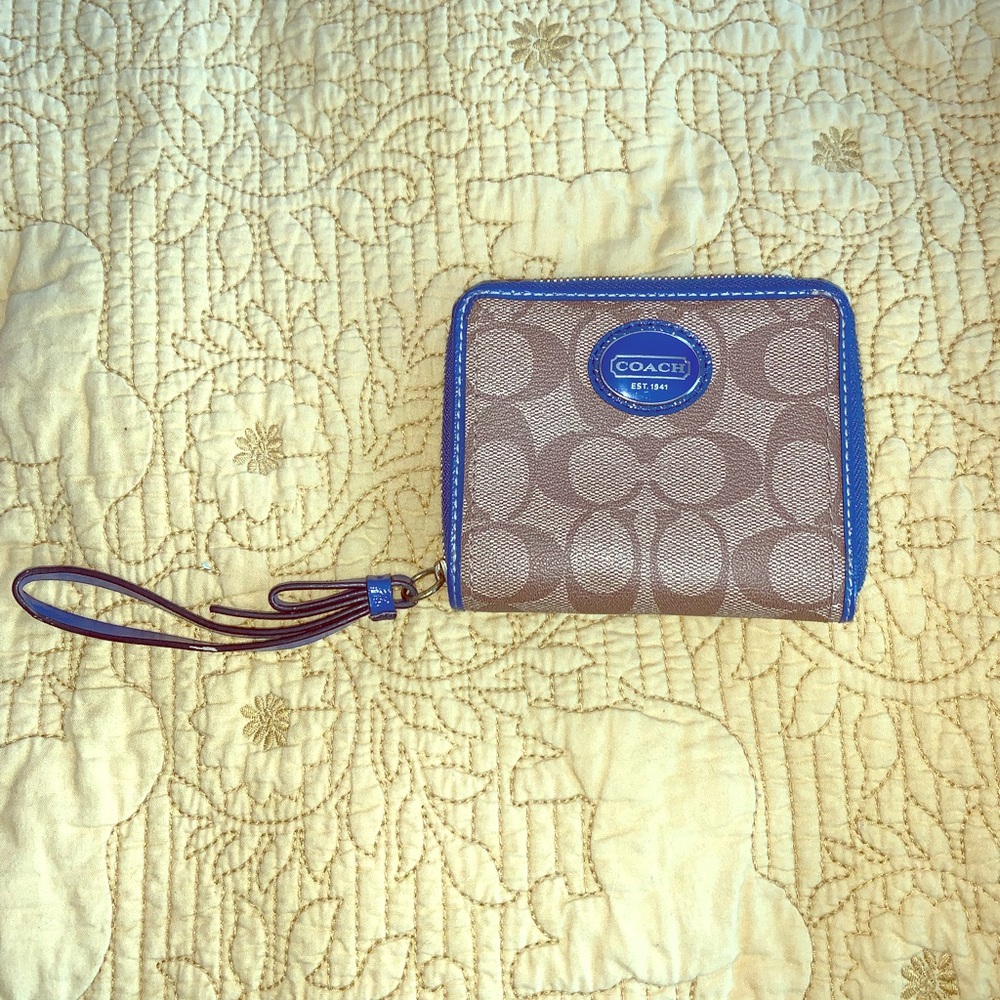 Coach small square wallet